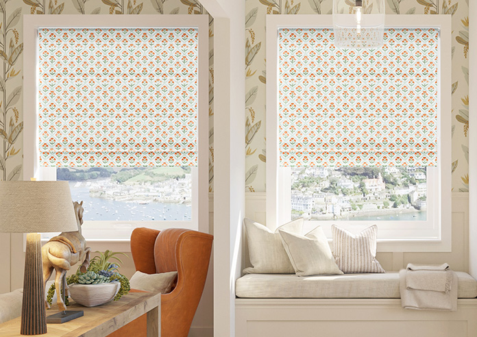 Chatsworth, Pumpkin Spice - Motorised Roman Blind - Image 3